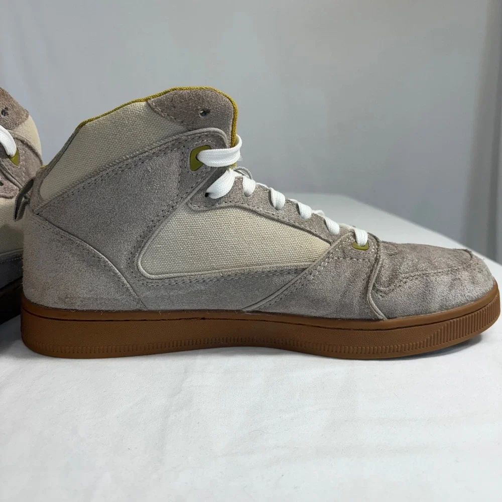 Maui and Sons Beige Suede Leather High Top Sneakers Skate‎ Shoes Mens 9